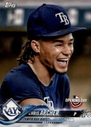 2018 Topps Opening Day Base Set Chris Archer #99b card