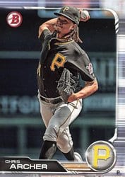 2019 Bowman Base Set Chris Archer #46 card