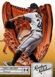 2019 Panini Leather & Lumber Base Set Chris Archer #23 card