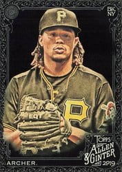 2019 Topps Allen & Ginter X Base Set Chris Archer #85 card