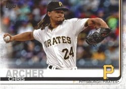 2019 Topps Base Set Chris Archer #380 card