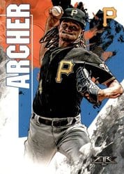 2019 Topps Fire Base Set Chris Archer #118 card
