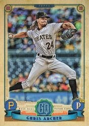 2019 Topps Gypsy Queen Base Set Chris Archer #215 card