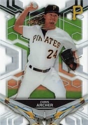 2019 Topps High Tek Base Set Chris Archer #101 card