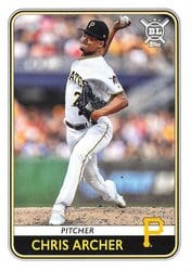 2020 Topps Big League Base Set Chris Archer #137 card