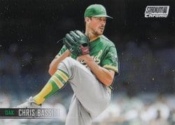 2021 Stadium Club Chrome Base Set Chris Bassitt #390 card