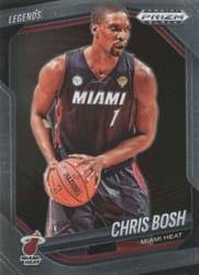 2024-25 Panini Prizm Black Base Set Chris Bosh #272 card