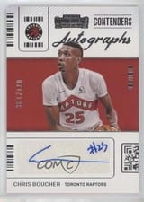 2021 Panini Contenders Contenders Autographs Chris Boucher #CA-CBC card