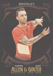 2021 Topps Allen & Ginter X Base Set Chris Brickley #234 card