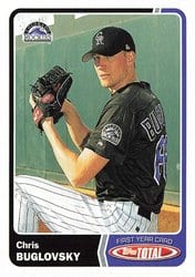 2003 Topps Total Base Set Chris Buglovsky #45 card