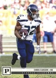 2018 Panini Base Set Chris Carson #267 card