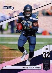 2019 Donruss Elite Base Set Chris Carson #43 card