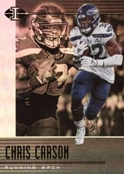 2019 Panini Illusions Base Set Chris Carson #33 card
