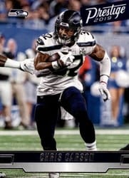 2019 Panini Prestige Base Set Chris Carson #12 card
