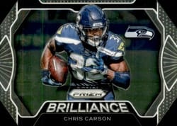 2019 Panini Prizm Brilliance Chris Carson #10 card