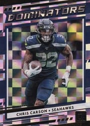 2020 Donruss Dominators Chris Carson #D-CC card