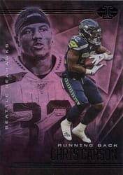 2020 Panini Illusions Base Set Chris Carson #94 card