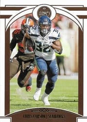 2020 Panini Legacy Base Set Chris Carson #90 card