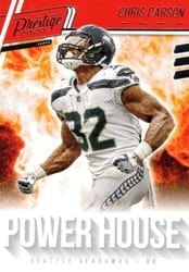 2020 Panini Prestige Power House Chris Carson #PH-CC card