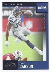 2020 Score Base Set Chris Carson #324 card