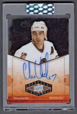 Chris Chelios 2024-25 Upper Deck Clear Cut 2004-05 UD Legendary Signatures card