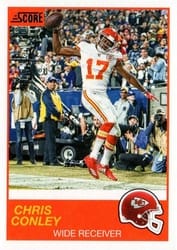 2019 Score Base Set Chris Conley #10 card