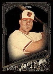 2018 Topps Allen & Ginter X Base Set Chris Davis #276 card