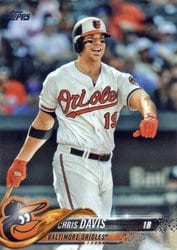 2018 Topps Base Set Chris Davis #587 card