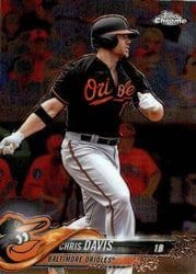 2018 Topps Chrome Base Set Chris Davis #16 card
