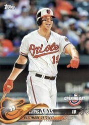 2018 Topps Opening Day Base Set Chris Davis #146 card