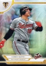 2018 Topps Triple Threads Base Set Chris Davis #97 card
