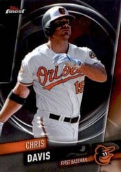 2019 Finest Base Set Chris Davis #37 card