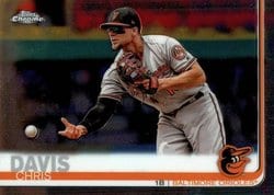 2019 Topps Chrome Base Set Chris Davis #41 card