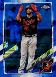 2021 Topps Chrome Sapphire Edition Base Set Chris Davis #29 card