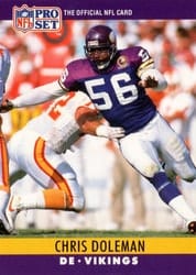 1990 Pro Set Base Set Chris Doleman #188 card