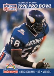 1990 Pro Set Base Set Chris Doleman #387 card