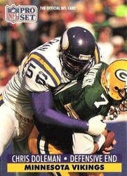 1991 Pro Set Base Set Chris Doleman #570 card