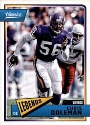2018 Panini Classics Base Set Chris Doleman #148 card