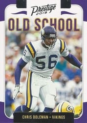 2019 Panini Prestige Old School Chris Doleman #OS-CD card