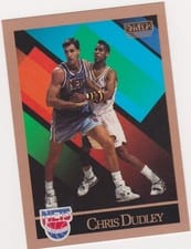 1990-91 SkyBox Base Set Chris Dudley #398 card
