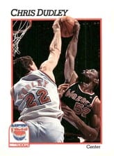 1991-92 Hoops Base Set Chris Dudley #135 card