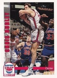 1992-93 Hoops Base Set Chris Dudley #148 card