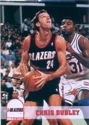 1993-94 Hoops Base Set Chris Dudley #396 card
