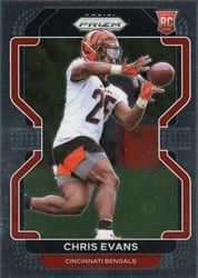 2021 Panini Prizm Base Set Chris Evans #424 card