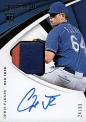 2018 Panini Immaculate Collection Base Set Chris Flexen #28 card