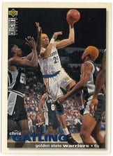 1995-96 Collector's Choice Base Set Chris Gatling #73 card