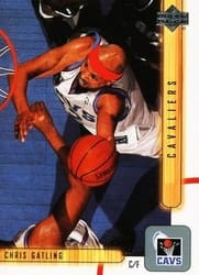 2001-02 Upper Deck Base Set Chris Gatling #30 card