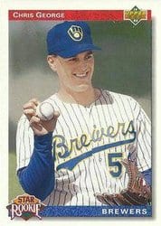 1992 Upper Deck Base Set Chris George #9 card