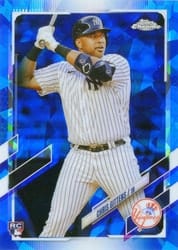 2021 Topps Chrome Update Sapphire Edition Base Set Chris Gittens #US166 card