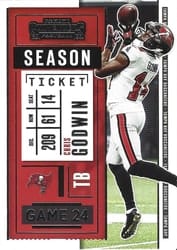 2020 Panini Contenders Base Set Chris Godwin #14 card